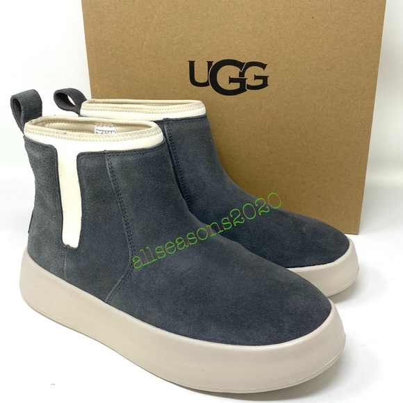 UGG Shoes - UGG Classic Boom Bootie CHRC Women’s Suede Grey